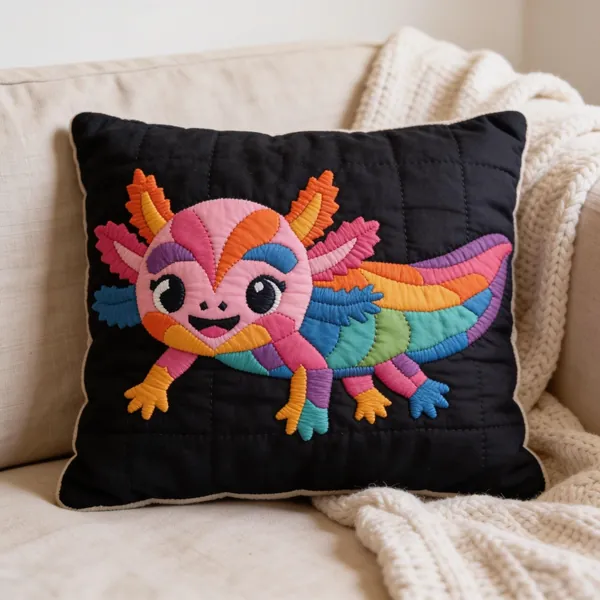 Axolotl quilt pattern