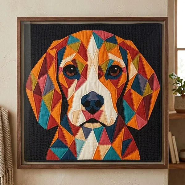 Beagle quilt pattern