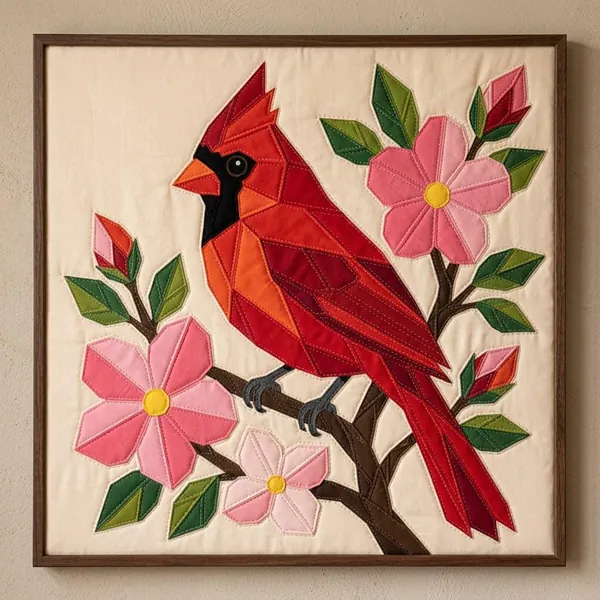Cardinal quilt pattern