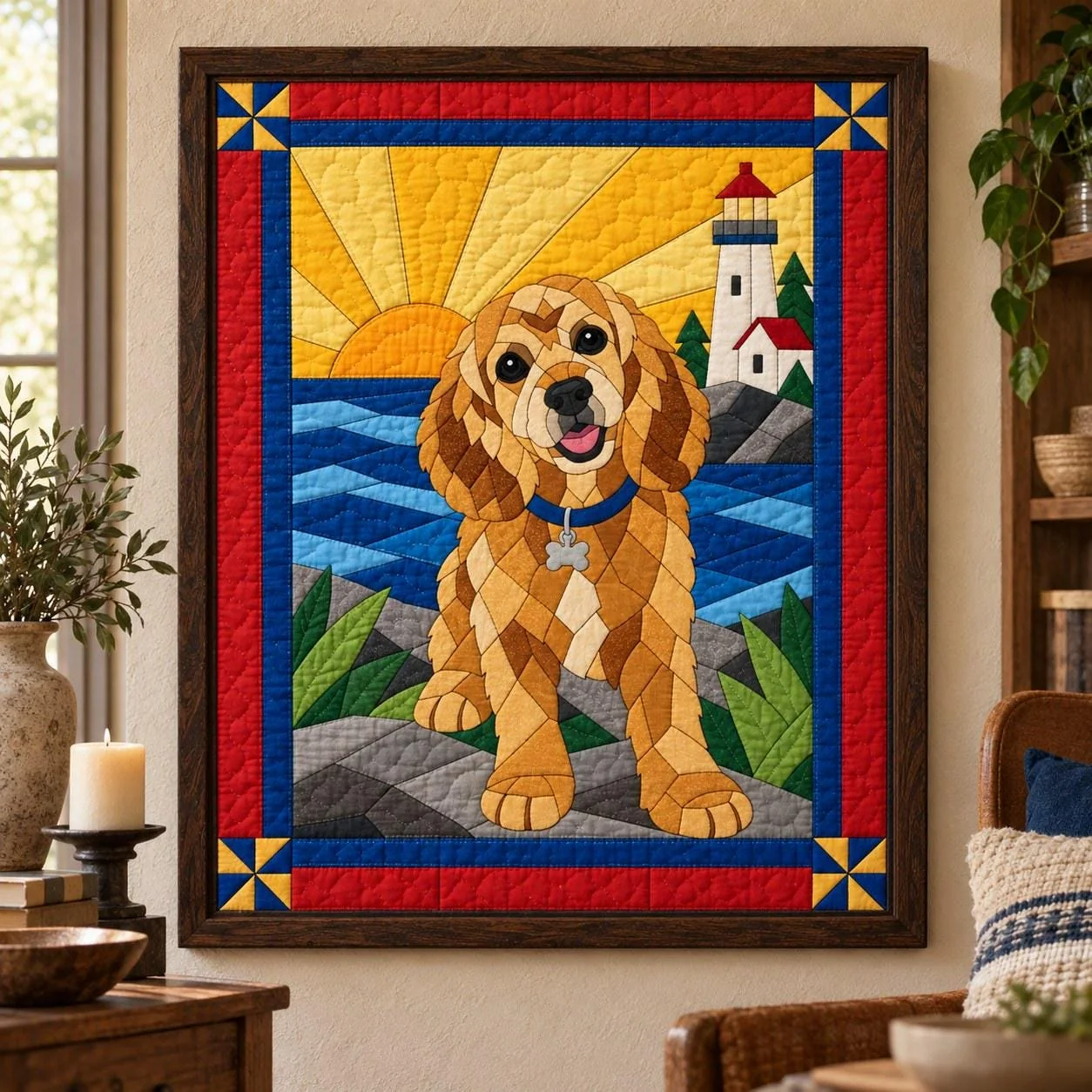 Cocker Spaniel quilt pattern