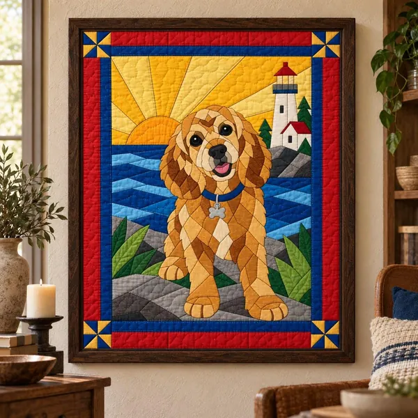 Cocker Spaniel quilt pattern