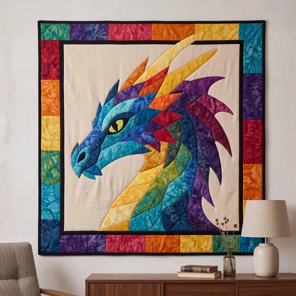 Dragon quilt pattern