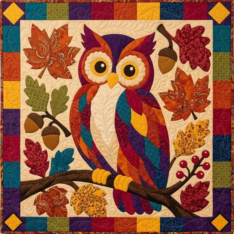 Fall Owl quilt pattern