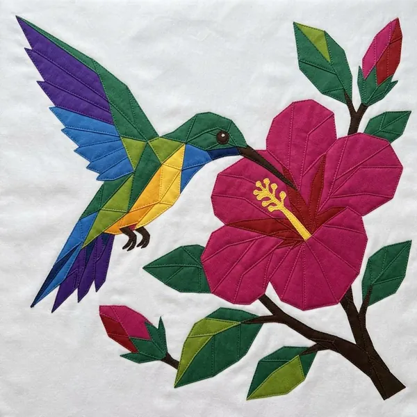 Hummingbird quilt pattern