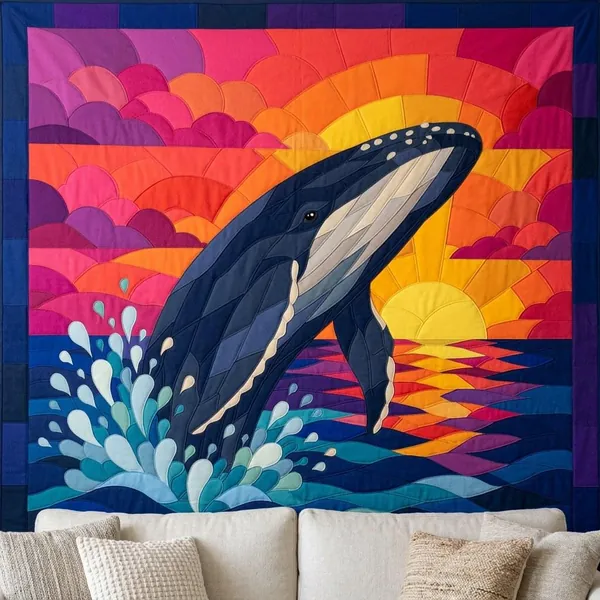 Humpback Whale quilt pattern