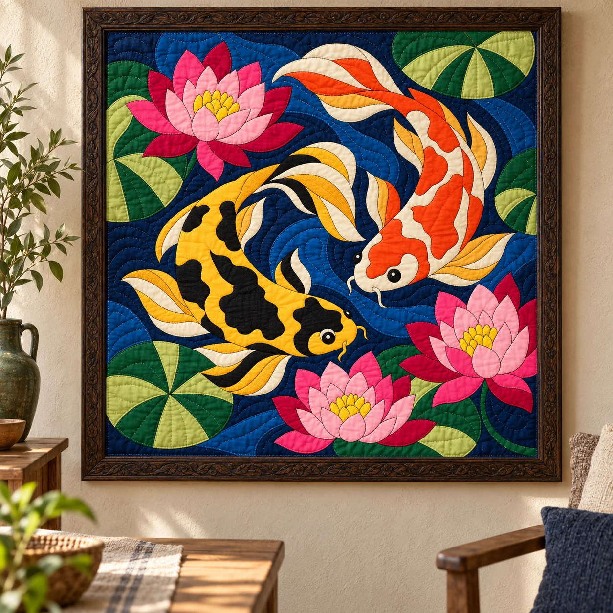 Koi Pond quilt pattern