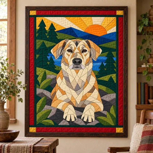 Mixed Breed Dog quilt pattern