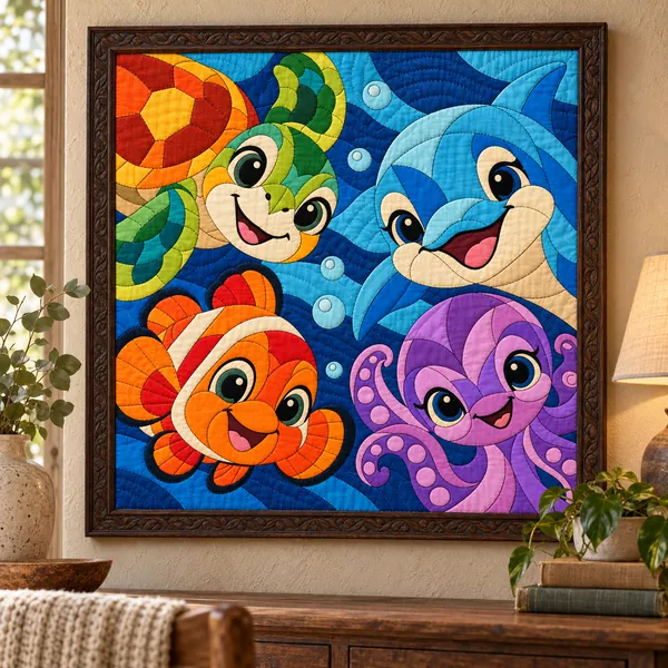 Ocean Friends quilt pattern