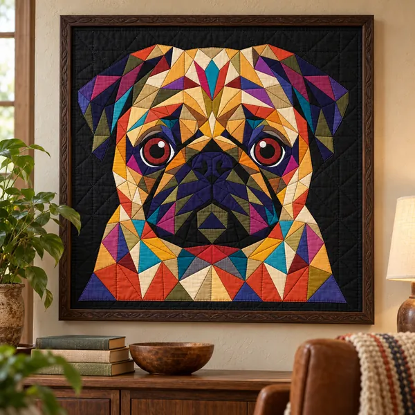 Pug quilt pattern