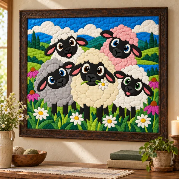 Sheep Meadow quilt pattern